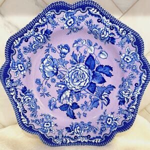 Spode Archive Collection “British Flowers – Rosa” Scalloped Platter